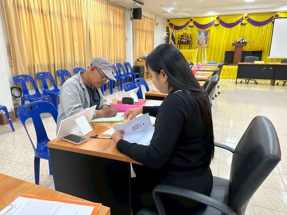 ภาพบรรยากาศการรับสมัครเลือกตั้งนายกอบต. และสมาชิกอบต.นากระตาม และ สรุปสถิติจำนวนผู้สมัครรับเลือกตั้ง สมาชิกสภาองค์การบริหารส่วนตำบลและนายกองค์การบริหารส่วนตำบล